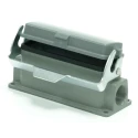 RS PRO Heavy Duty Power Connector Housing Surface Mount Die Cast Aluminium IP65 1 Lever M25 Thread Size 208-4006