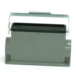 RS PRO Heavy Duty Power Connector Housing Die Cast Aluminium IP65 Surface Mount 1 Lever RS PRO 208-4037