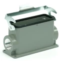 RS PRO Heavy Duty Power Connector Housing Die Cast Aluminium IP65 Surface Mount PG21 Thread 1 Lever 208-4036