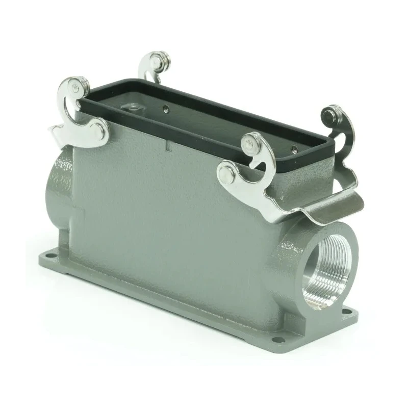 RS PRO Heavy Duty Power Connector Housing Surface Mount Die Cast Aluminium IP65 RS-H24B 208-4039