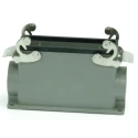 RS PRO Heavy Duty Power Connector Housing 2, RS-H24B Die Cast Aluminium Surface Mount IP65 2 Lever Locking 208-4041