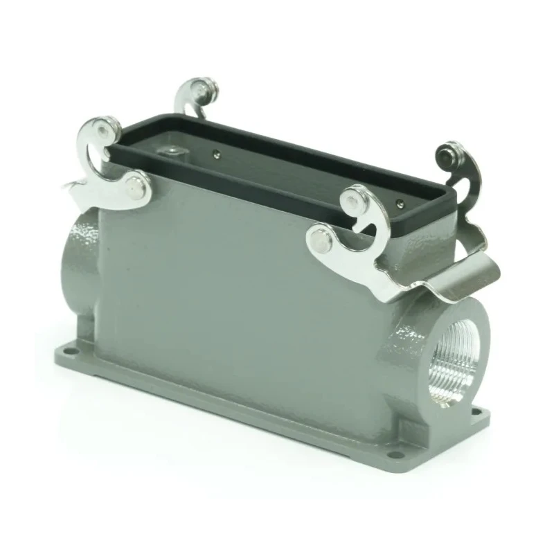 RS PRO Heavy Duty Power Connector Housing 2 Lever Surface Mount Die Cast Aluminium IP65 RS-H24B 208-4045