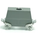 RS PRO Heavy Duty Power Connector Housing 2 Lever Locking, Aluminium Die Cast, IP65, PG21 Thread 208-4080