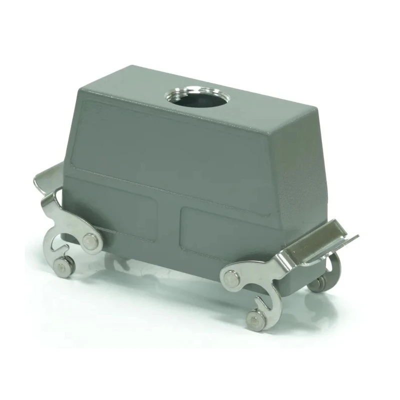 RS PRO Heavy Duty Power Connector Housing 2 Lever Locking, Aluminium Die Cast, IP65, PG21 Thread 208-4080