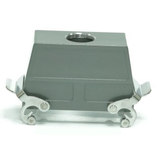RS PRO Heavy Duty Power Connector Housing Top Mount Die Cast Aluminium IP65 2 Lever Locking RS PRO 208-4078