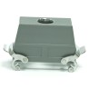 RS PRO Heavy Duty Power Connector Housing Top Mount Die Cast Aluminium IP65 2 Lever Locking RS PRO 208-4078