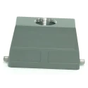 RS PRO Heavy Duty Power Connector Housing, Die Cast Aluminium, IP65, Top Mount, PG29 Thread, 2 Levers 208-4076