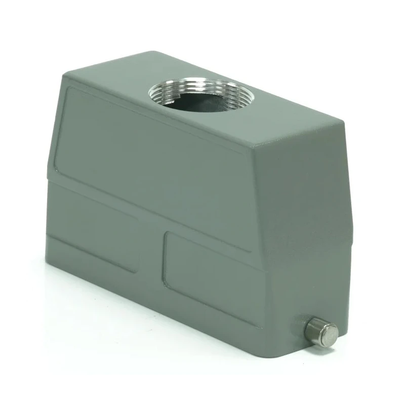 RS PRO Heavy Duty Power Connector Housing, Die Cast Aluminium, IP65, Top Mount, PG29 Thread, 2 Levers 208-4076