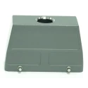 RS PRO Heavy Duty Power Connector Housing Die Cast Aluminium Body IP65 Top Mount with 4 Levers PG21 Thread Size 208-4084