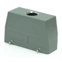 RS PRO Heavy Duty Power Connector Housing Die Cast Aluminium Body IP65 Top Mount with 4 Levers PG21 Thread Size 208-4084