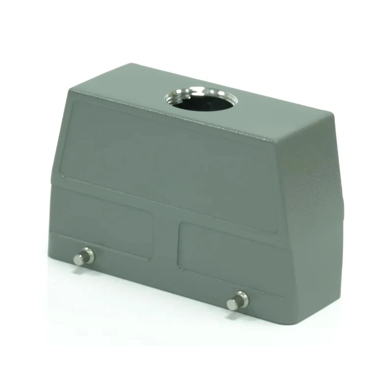 RS PRO Heavy Duty Power Connector Housing Die Cast Aluminium Body IP65 Top Mount with 4 Levers PG21 Thread Size 208-4084
