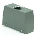 RS PRO Heavy Duty Power Connector Housing 4, RS-H24B Die Cast Aluminium Top Mount IP65 4-Lever PG29 208-4085