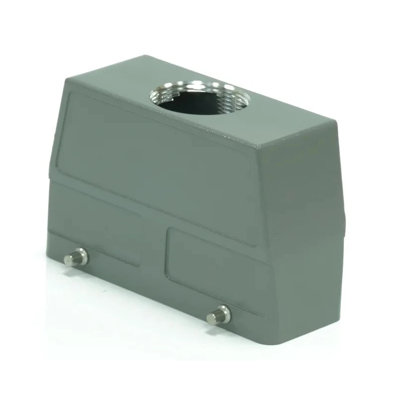 RS PRO Heavy Duty Power Connector Housing 4, RS-H24B Die Cast Aluminium Top Mount IP65 4-Lever PG29 208-4085