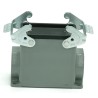 RS PRO Heavy Duty Power Connector Housing Surface Mount Die Cast Aluminium IP65 2 Lever Locking RS PROMO 208-4119