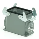 RS PRO Heavy Duty Power Connector Housing 2 Lever Surface Mount Die Cast Aluminium IP65 RS-H32A 208-4116