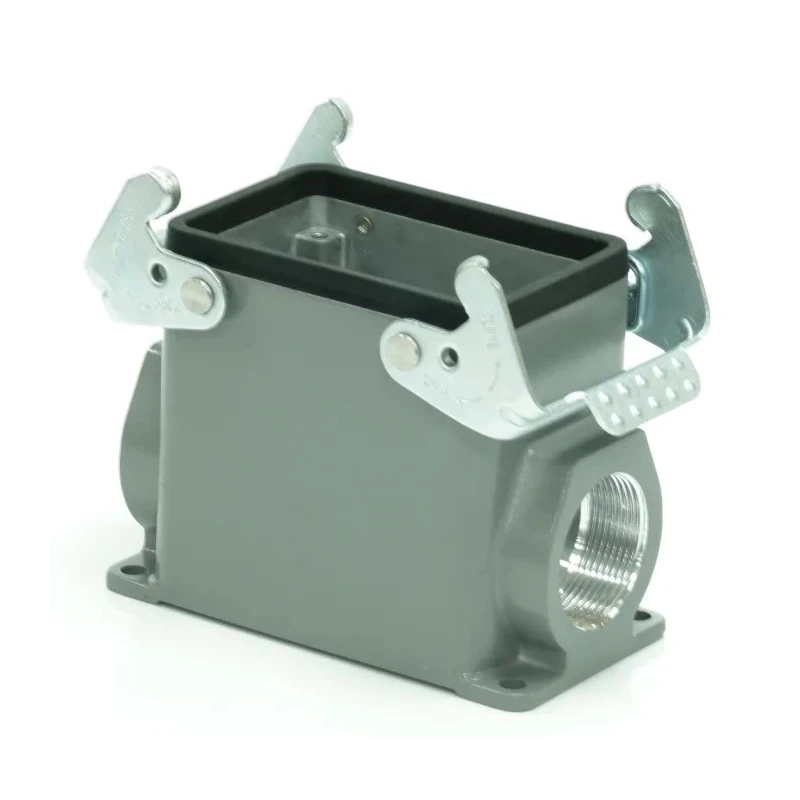 RS PRO Heavy Duty Power Connector Housing 2 Lever Surface Mount Die Cast Aluminium IP65 RS-H32A 208-4116