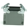 RS PRO Heavy Duty Power Connector Housing Surface Mount Die Cast Aluminium IP65 2 Lever PG21 208-4118