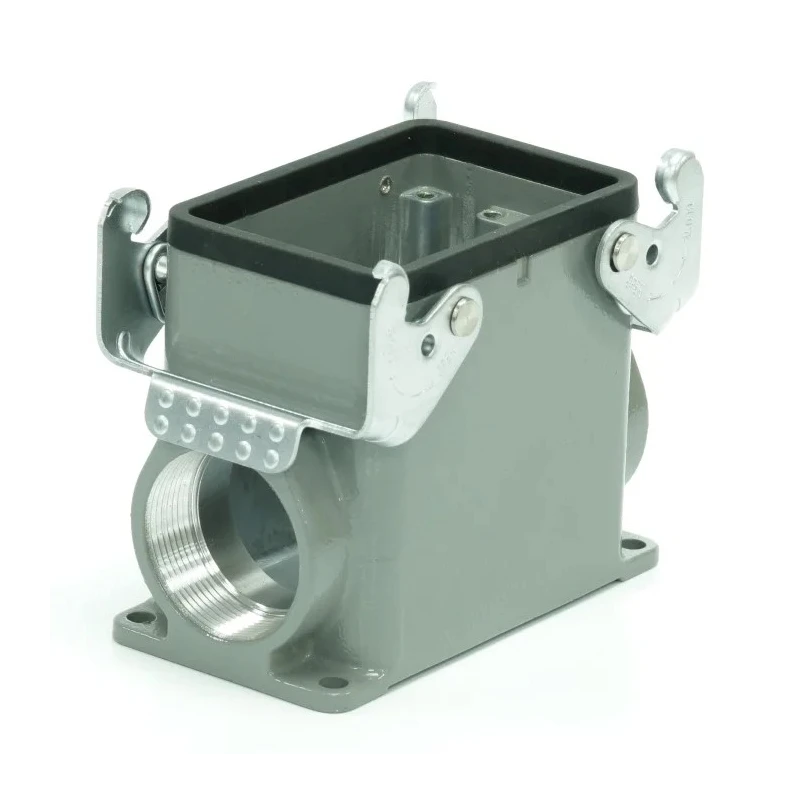 RS PRO Heavy Duty Power Connector Housing, Die Cast Aluminium, Surface Mount, Locking Lever 2, IP65 Protection 208-4123