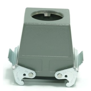 RS PRO Heavy Duty Power Connector Housing Cable-to-Cable, Die Cast Aluminium Body, IP65 Rated, 2 Lever Locking 208-4156