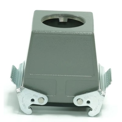 RS PRO Heavy Duty Power Connector Housing Cable-to-Cable, Die Cast Aluminium Body, IP65 Rated, 2 Lever Locking 208-4156
