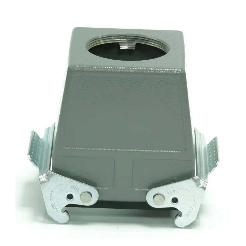 RS PRO Heavy Duty Power Connector Housing Cable-to-Cable, Die Cast Aluminium Body, IP65 Rated, 2 Lever Locking 208-4156