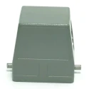 RS PRO Heavy Duty Power Connector Housing Side Mount Die Cast Aluminium IP65 2 Levers PG36 208-4159