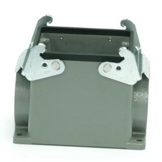 RS PRO Heavy Duty Power Connector Housing 2 Lever Surface Mount Die Cast Aluminium Housing with IP65 Protection 208-4188
