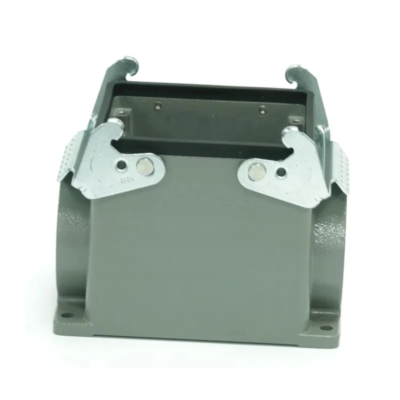 RS PRO Heavy Duty Power Connector Housing 2 Lever Surface Mount Die Cast Aluminium Housing with IP65 Protection 208-4188