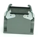 RS PRO Heavy Duty Power Connector Housing Surface Mount Die Cast Aluminium IP65 with 2 Lever Locking RS-H32B 208-4192