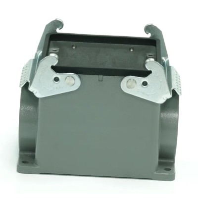 RS PRO Heavy Duty Power Connector Housing Surface Mount Die Cast Aluminium IP65 with 2 Lever Locking RS-H32B 208-4192