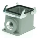 RS PRO Heavy Duty Power Connector Housing 2 Lever Surface Mount Die Cast Aluminium IP65 RS-H32B 208-4193