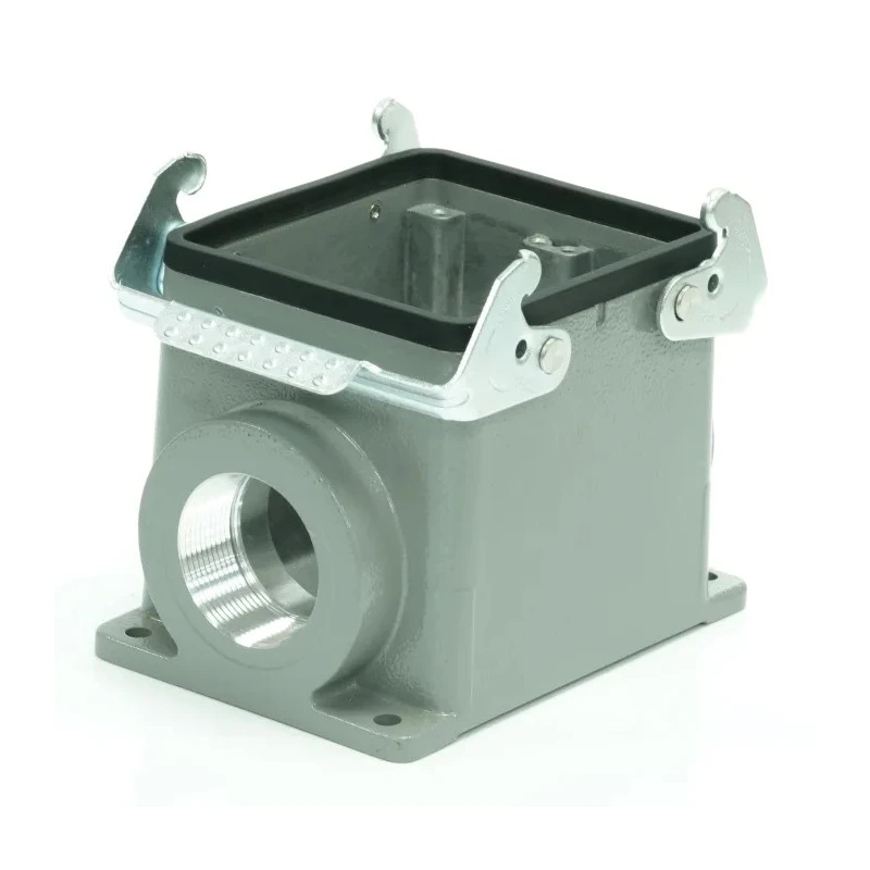 RS PRO Heavy Duty Power Connector Housing 2 Lever Surface Mount Die Cast Aluminium IP65 RS-H32B 208-4193