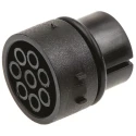 Bulgin Female Connector Insert Size 26 mm for Use with Mini Buccaneer Connector 12735/1