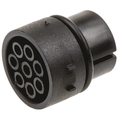Bulgin Female Connector Insert Size 26 mm for Use with Mini Buccaneer Connector 12735/1