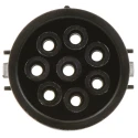 Bulgin Female Connector Insert Size 26 mm for Use with Mini Buccaneer Connector 12735/1