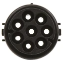 Bulgin Female Connector Insert Size 26 mm for Use with Mini Buccaneer Connector 12735/1