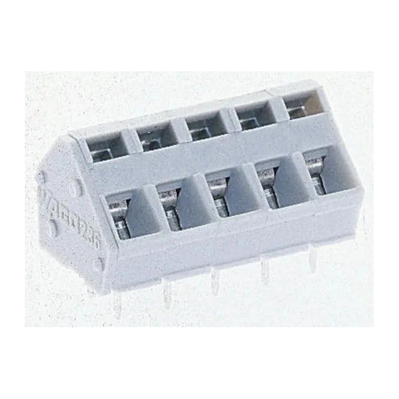 WAGO PCB Terminal Block, 1-Contact, 5 mm Pitch, 24A Current, Polyamide Housing 236-401