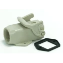 RS PRO Heavy Duty Power Connector Housing Surface Mount Die Cast Aluminium IP65 RS-H3A.P 208-4215