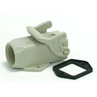 RS PRO Heavy Duty Power Connector Housing Surface Mount Die Cast Aluminium IP65 RS-H3A.P 208-4215