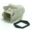 RS PRO Heavy Duty Power Connector Housing Surface Mount Die Cast Aluminium IP65 RS-H3A.P 208-4215