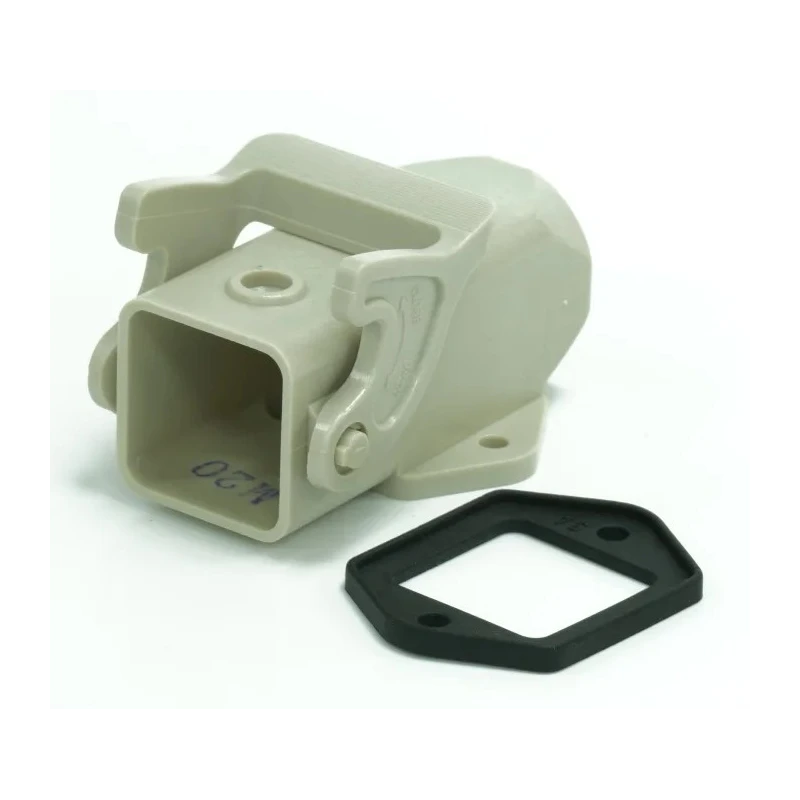 RS PRO Heavy Duty Power Connector Housing Surface Mount Die Cast Aluminium IP65 RS-H3A.P 208-4215