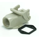 RS PRO Heavy Duty Power Connector Housing 1 Lever Die Cast Aluminium IP65 Surface Mount RS-H3A.P 208-4216
