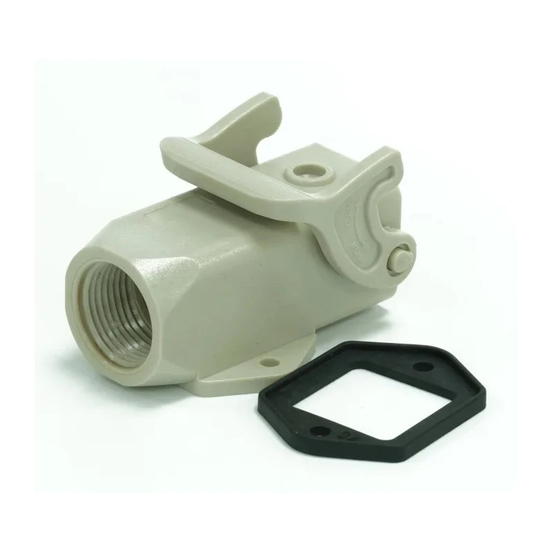 RS PRO Heavy Duty Power Connector Housing 1 Lever Die Cast Aluminium IP65 Surface Mount RS-H3A.P 208-4216