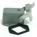 RS PRO Heavy Duty Power Connector Housing Bulkhead Mount Die Cast Zinc IP65 RS-H3A 208-4223