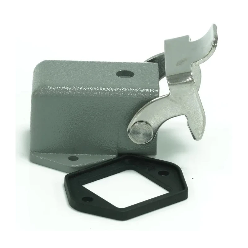 RS PRO Heavy Duty Power Connector Housing Bulkhead Mount Die Cast Zinc IP65 RS-H3A 208-4223