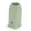 RS PRO Heavy Duty Power Connector Housing Die Cast Aluminium IP65 Top Mount with M20 Thread, 2 Levers RS-H3A.P 208-4217