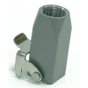 RS PRO Heavy Duty Power Connector Housing 1 Lever, Die Cast Zinc Material, IP65, Thread Size M20, RS-H3A 208-4225