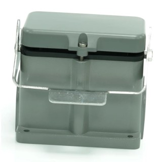 RS PRO Heavy Duty Power Connector Housing, Die Cast Aluminium Surface Mount, IP65, Locking Type 1 Lever RS-H48B 208-4251