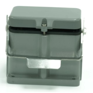 RS PRO Heavy Duty Power Connector Housing, Die Cast Aluminium Body, IP65, Surface Mount, 1 Lever Locking, PG36 208-4257