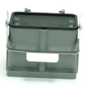 RS PRO Heavy Duty Power Connector Housing Die Cast Aluminium IP65 Surface Mount M32 Thread 1 Lever 208-4258